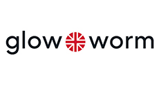 glow worm logo featuring a red circle and union jack design associated with reliable heating systems in 17 countries