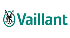 Vaillant logo featuring a rabbit design symbolizing reliability and innovation for 24 hour service solutions